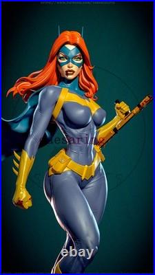 BatGirl 3D Printing Figure Unpainted Model GK Sculpture Blank Kit Statue