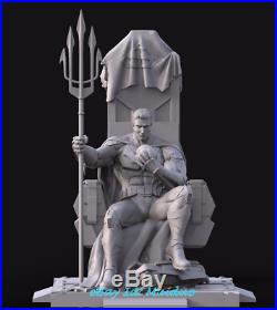 Batman Unpainted Resin Kits Model GK Figurine Statue 3D Print 30cm