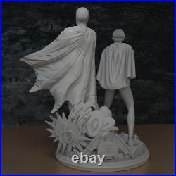 Batman and Robin 1966 Retro Style 13.5 Figure Custom Resin Model Kit Paint DIY