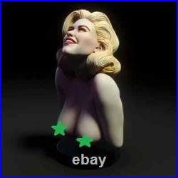 Beauty Girl Bust 1/4 Scale Resin Figure Model Kit Sexy Unpainted Unassembled