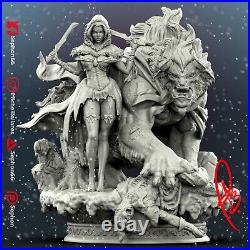 Beauty and the Beast 1/7 3D printed unpainted unassembled resin model kit
