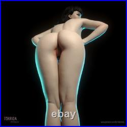 Bettie 3D Printing Figure Unpainted Model Sculpture Blank Kit Statue New