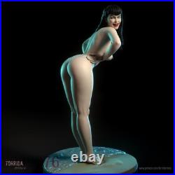 Bettie 3D Printing Figure Unpainted Model Sculpture Blank Kit Statue New