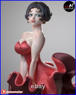 Betty Boop +NSFW 3D Printed 12K Figure Statue Resin Model Kit Unassembled