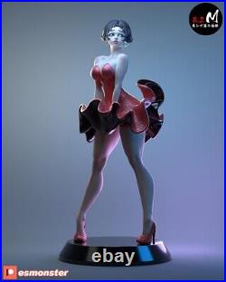 Betty Boop Red Woman 12K Resin Figure -20 cm Painted Or UNpainted