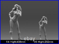 Black Canary Figure Resin Model 3D printing Unpainted Unassembled GK DIY Kit