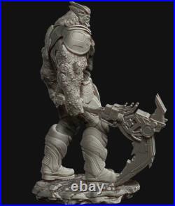 Black Dwarf Resin Sculpture Statue Model Kit Unpainted/Unassembled