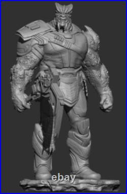 Black Dwarf Resin Sculpture Statue Model Kit Unpainted/Unassembled