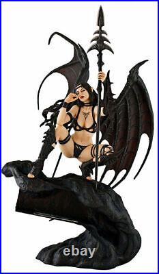 Black Tinkerbell Fantasy Girl Luis Royo 1/6 Unpainted Figure Model Resin Kit