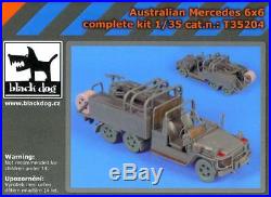 Blackdog Models 1/35 AUSTRALIAN MERCEDES 6x6 LAND ROVER Complete Resin Kit