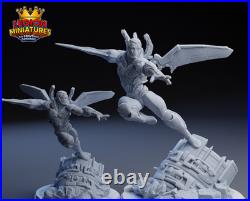 Blue Beetle Resin Statue Model Kit DC size choices! Unpainted/Unassem