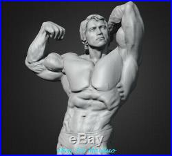 Bodybuilder Schwarzenegger Unpainted Resin Kits Model GK Figurine 3D Print 30cm