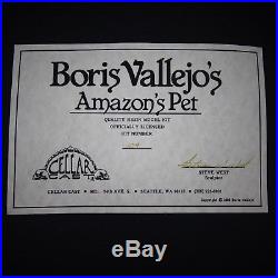 Boris Vallejos Amazon Pet Model Kit By Cellar Cast Resin Model Kit # 109