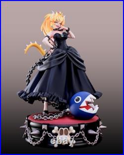 Bowsette 1/4 Painted 3D Printed 12K Figure Statue Resin Model Kit Unassembled