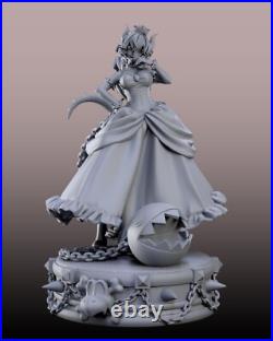 Bowsette 1/4 Painted 3D Printed 12K Figure Statue Resin Model Kit Unassembled