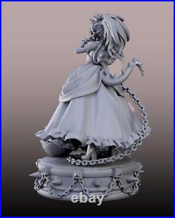 Bowsette 1/4 Painted 3D Printed 12K Figure Statue Resin Model Kit Unassembled