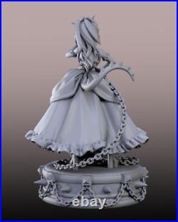 Bowsette 1/4 Painted 3D Printed 12K Figure Statue Resin Model Kit Unassembled