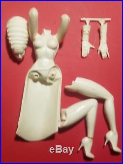 Bride of Frankenstein sexy pinup resin model kit, death becomes her