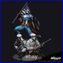CAPTAIN AMERICA Living Legend 110 Scale Resin Model Kit Marvel Avengers Statue