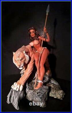 CAVE WOMAN resin model kit. Shawn Nagle, signed