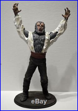CURSE Of The WEREWOLF STATUE 16 Resin Proffesional BUILD & PAINT