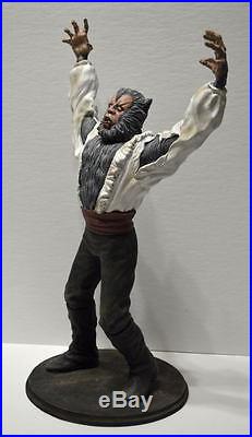 CURSE Of The WEREWOLF STATUE 16 Resin Proffesional BUILD & PAINT