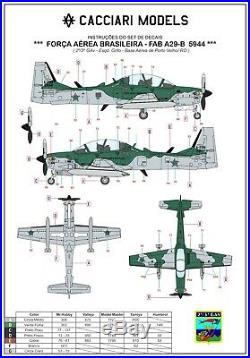 Cacciari Models A29B Super Tucano Embraer EMB314 Resin Kit 132