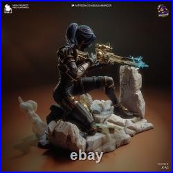Caitlyn, Arcane, 1/9 Scale, 12K Resin Model Kit Painted 3d Printed DIY Figure