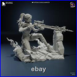 Caitlyn, Arcane, 1/9 Scale, 12K Resin Model Kit Painted 3d Printed DIY Figure