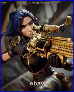 Caitlyn Arcane Resin Figure Unpainted/Painted 3D Print Model Kit Statue