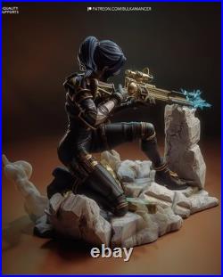 Caitlyn Arcane Resin Figure Unpainted/Painted 3D Print Model Kit Statue Caitlyn Arcane Resin Figure Unpainted/Painted 3D Print Model Kit Statue