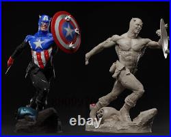 Captain America 3D Printing Unpainted Model GK Blank Kit Sculpture New In Stock