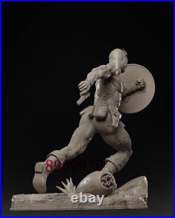 Captain America 3D Printing Unpainted Model GK Blank Kit Sculpture New In Stock