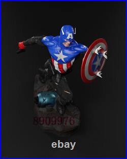 Captain America 3D Printing Unpainted Model GK Blank Kit Sculpture New In Stock