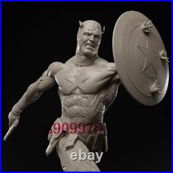 Captain America 3D Printing Unpainted Model GK Blank Kit Sculpture New In Stock