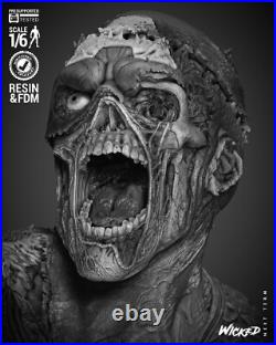 Captain America Zombie Resin Sculpture Statue Model Kit Unpainted/Unassembled