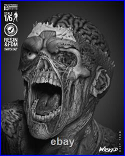 Captain America Zombie Resin Sculpture Statue Model Kit Unpainted/Unassembled