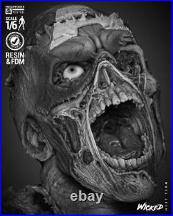 Captain America Zombie Resin Sculpture Statue Model Kit Unpainted/Unassembled