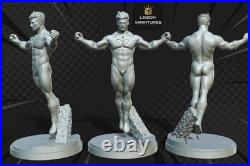 Captain Atom Resin Sculpture Statue Model Kit Unpainted/Unassembled