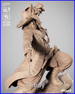 Captain Barbossa 3D Printed Figure, Unpainted Black Pearl Pirate Model Kit Captain Barbossa 3D Printed Figure, Unpainted Black Pearl Pirate Model Kit