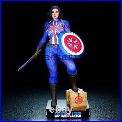 Captain Carter 3D Printing Figure Unpainted Model Sculpture GK Blank Kit New Sto