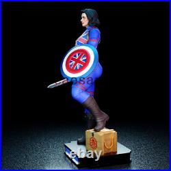 Captain Carter 3D Printing Figure Unpainted Model Sculpture GK Blank Kit New Sto