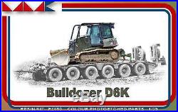 Caterpillar Bulldozer D6K 1/35 resin MK models F3050 modern