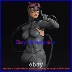 Catwoman 2 Heads 3D Print Model Kit 1/6 Figure Unpainted Unassembled 30cm GK