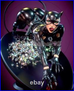 Catwoman NSFW 3D Print Garage Kit Figure Model Kit Unpainted Unassembled GK