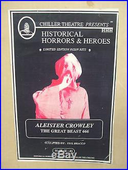 Chiller Theatre Historical Horrors & Heroes ALEISTER CROWLEY Resin Model RARE