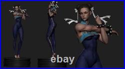 Chun-Li 3D Printing Unpainted Figure Blank Kit Model GK New Hot Toy In Stock