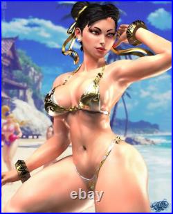 Chun-Li Resin Figure 1/6 Scale, 12K High-Detail Model Kit Hand PAinted