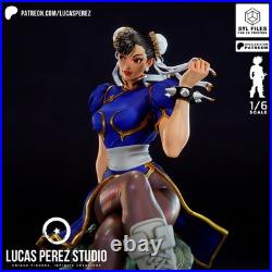 Chun-Li Street Fighter Resin Figure Unpainted/Painted 3D Print Model Kit Statue