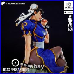 Chun-Li Street Fighter Resin Figure Unpainted/Painted 3D Print Model Kit Statue